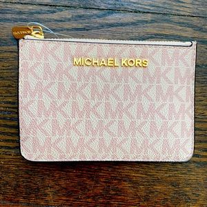 Michael Kors pink wallet/card holder